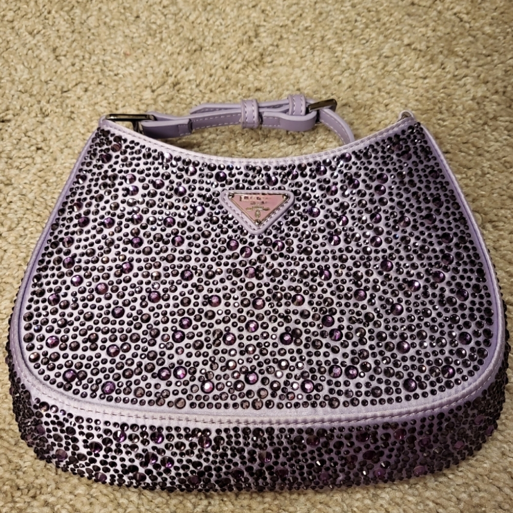 Satin Crystal bag